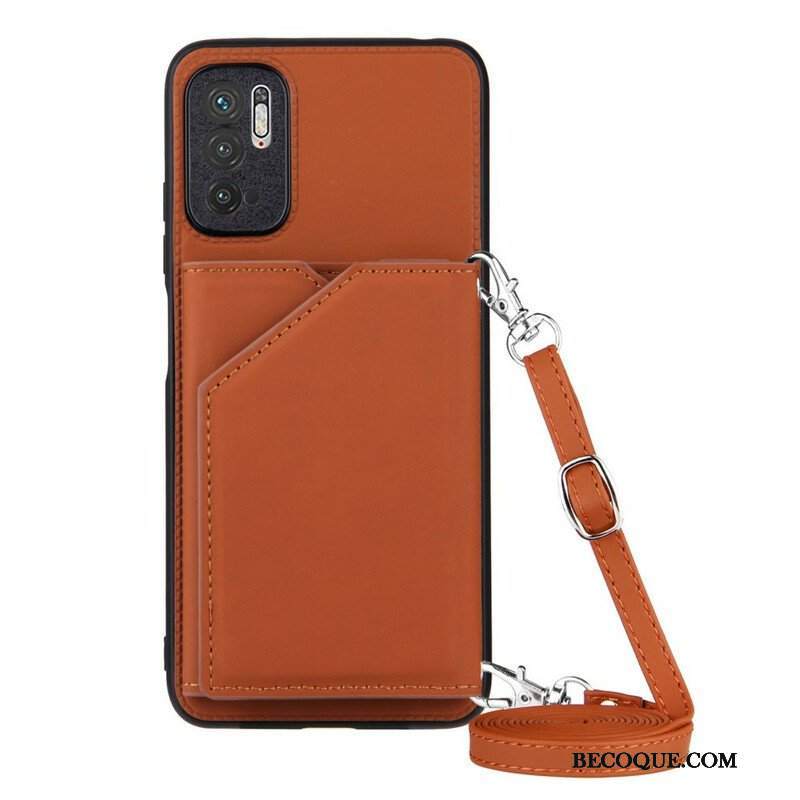 Etui do Xiaomi Redmi Note 10 5G Pasek Na Ramię Uchwyt Na Kartę