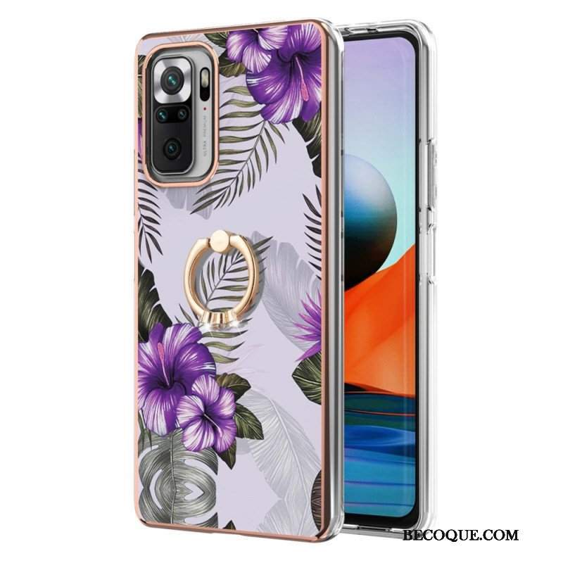 Etui do Xiaomi Redmi Note 10 Pro Kwiaty Wspornika Pierścieniowego