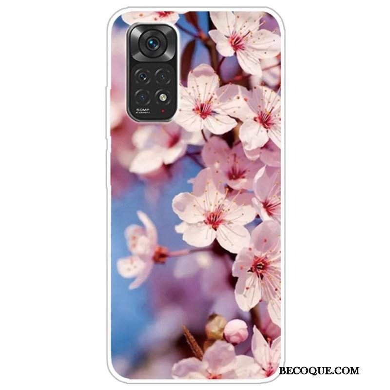 Etui do Xiaomi Redmi Note 11 / 11S Realistyczne Kwiaty