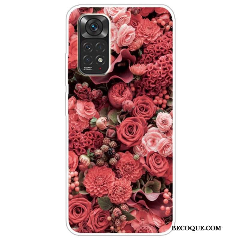 Etui do Xiaomi Redmi Note 11 Pro / 11 Pro 5G Intensywne Kwiaty