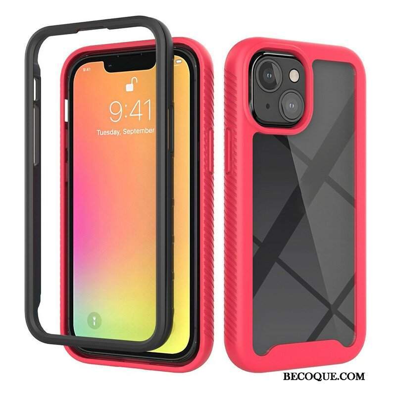 Etui do iPhone 13 Mini Hybrydowe Silikonowe Krawędzie