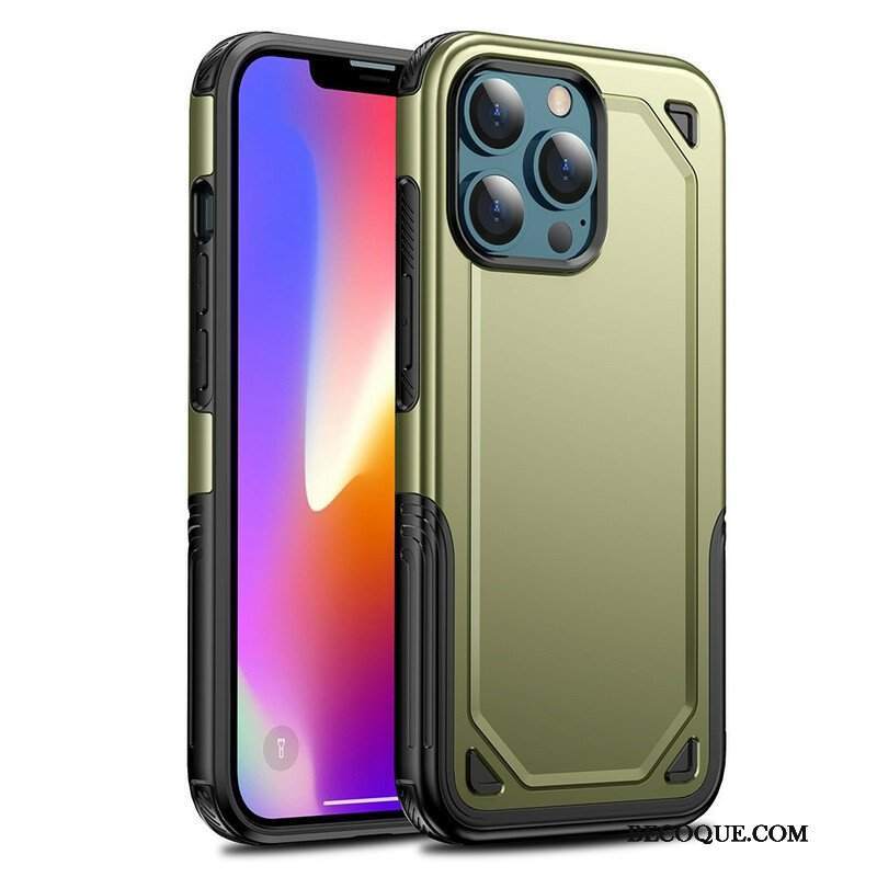 Etui do iPhone 13 Pro Efekt Metalicznego Pancerza