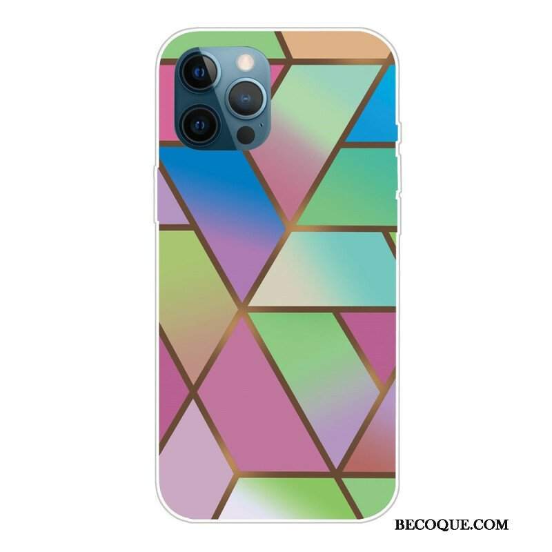 Etui do iPhone 13 Pro Geometria Marmuru