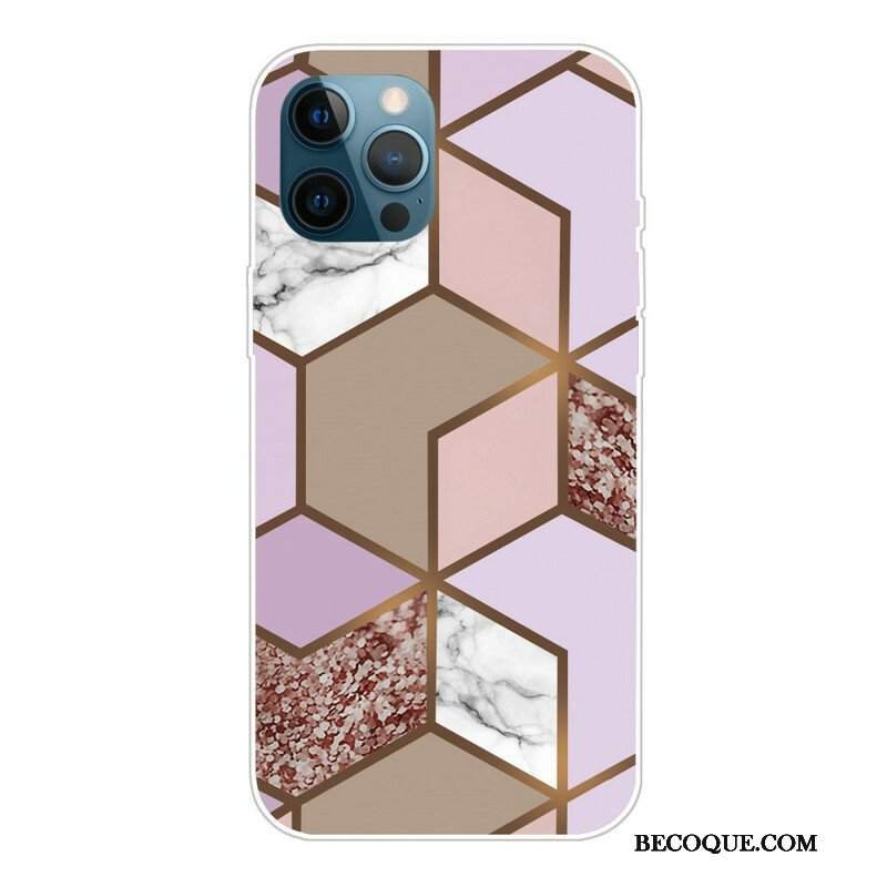 Etui do iPhone 13 Pro Geometria Marmuru