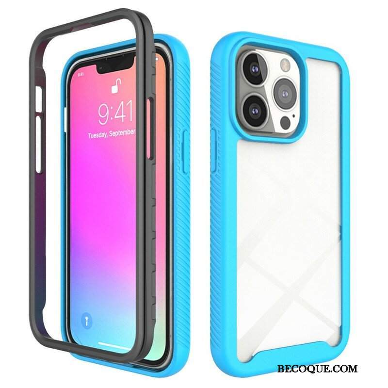 Etui do iPhone 13 Pro Hybrydowe Silikonowe Krawędzie