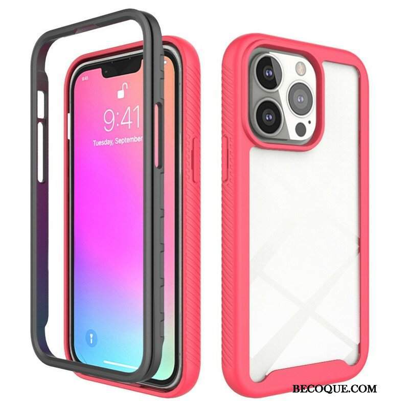 Etui do iPhone 13 Pro Hybrydowe Silikonowe Krawędzie