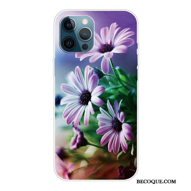 Etui do iPhone 13 Pro Realistyczne Kwiaty