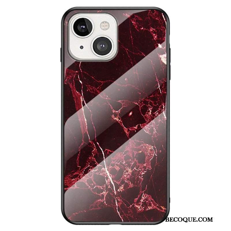 Etui do iPhone 14 Marmurowe Szkło Hartowane