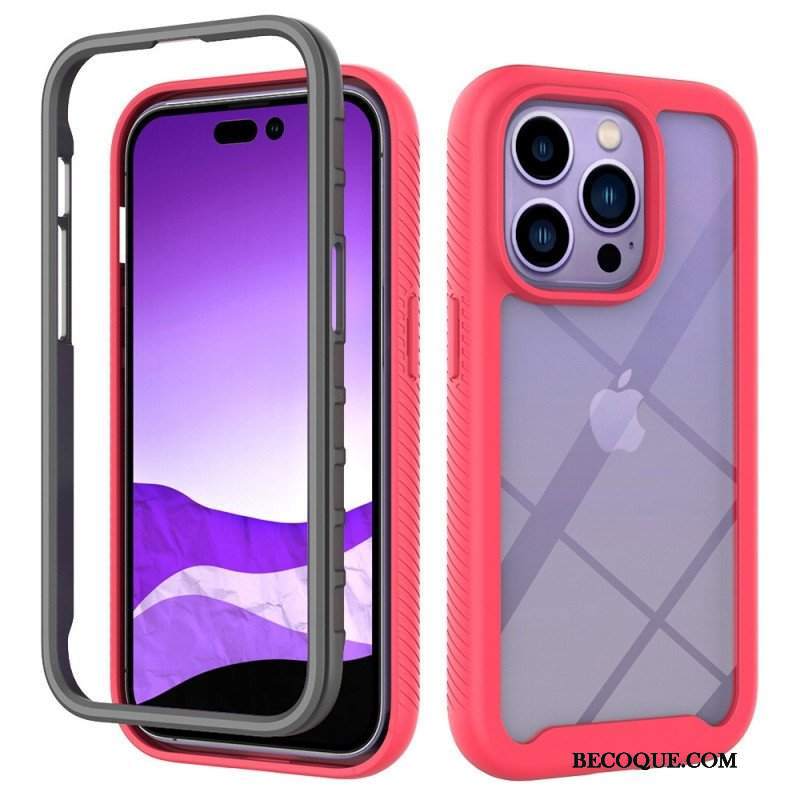 Etui do iPhone 14 Pro Hybrydowy Zderzak Ramy