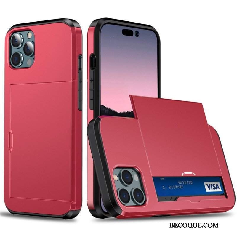 Etui do iPhone 14 Pro Max Dwa Zapinane Na Zamek Etui Na Karty