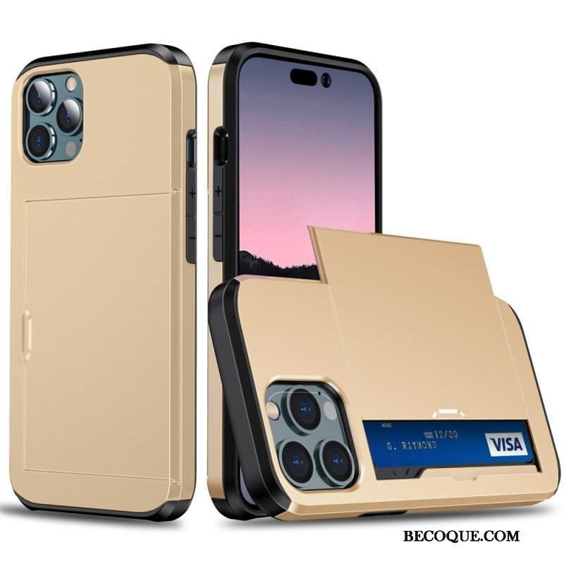 Etui do iPhone 14 Pro Max Dwa Zapinane Na Zamek Etui Na Karty