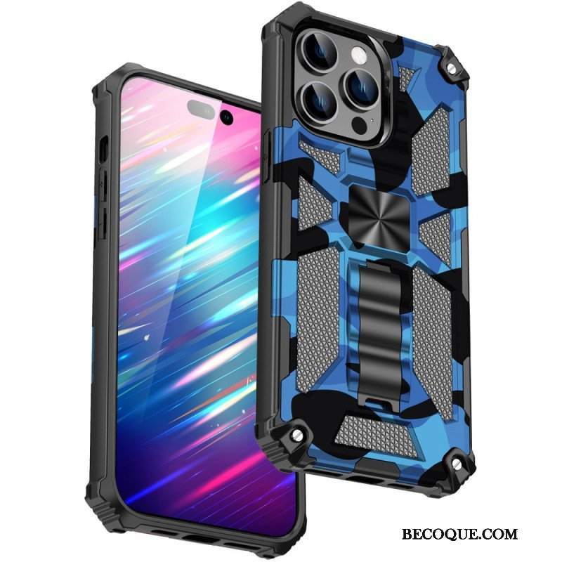 Etui do iPhone 14 Pro Max Zdejmowane Wsparcie Kamuflażu