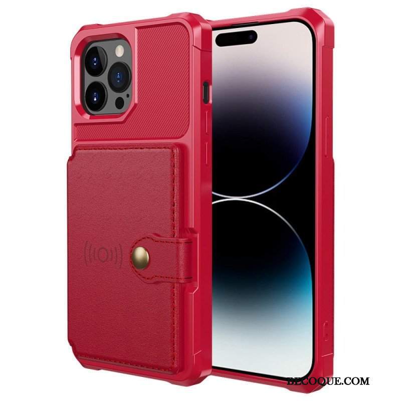 Etui do iPhone 14 Pro Max Zintegrowany Uchwyt Na Kartę