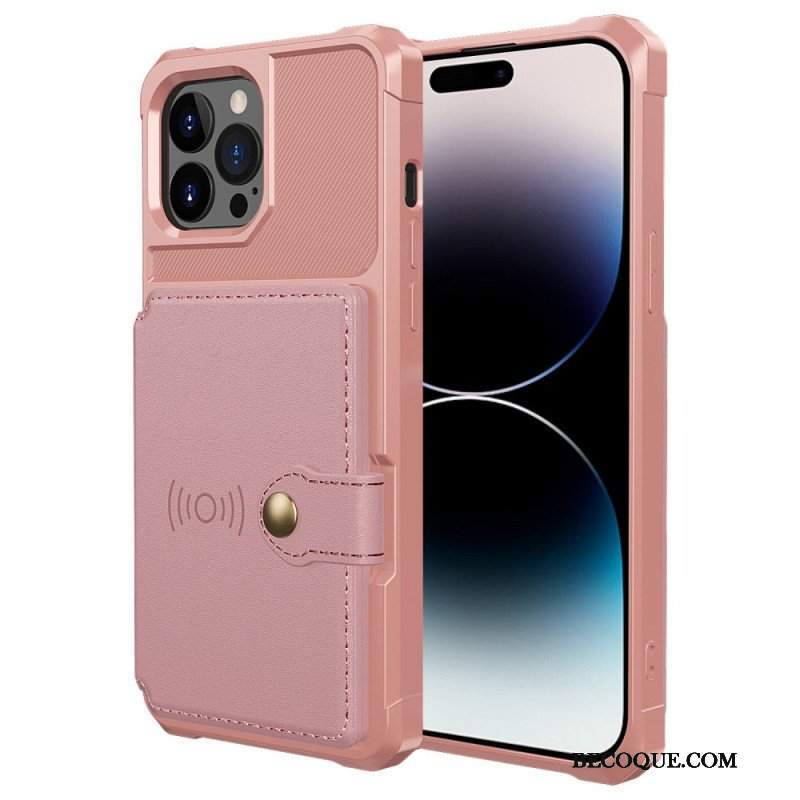 Etui do iPhone 14 Pro Max Zintegrowany Uchwyt Na Kartę