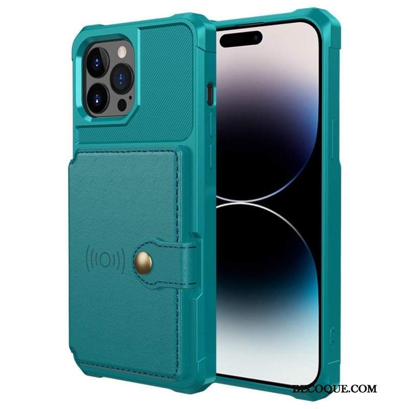 Etui do iPhone 14 Pro Max Zintegrowany Uchwyt Na Kartę