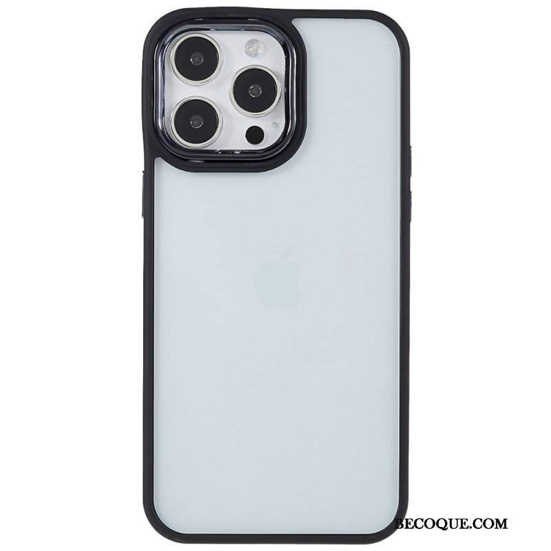 Etui do iPhone 14 Pro Przezroczyste Kolorowe Krawędzie