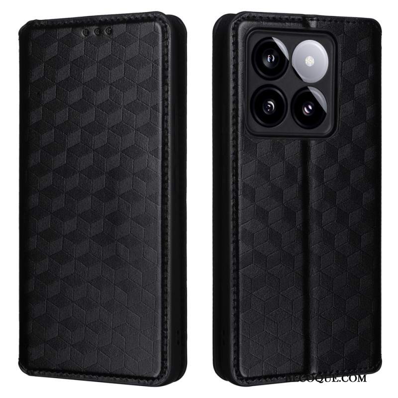 Flip Kotelot Xiaomi 14t Etui Na Telefon Kostki 3d