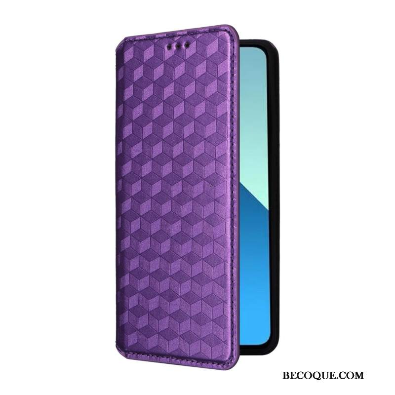 Flip Kotelot Xiaomi Redmi Note 13 4g Etui Na Telefon Diamenty 3d