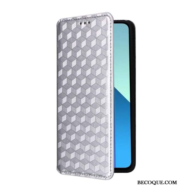 Flip Kotelot Xiaomi Redmi Note 13 4g Etui Na Telefon Diamenty 3d