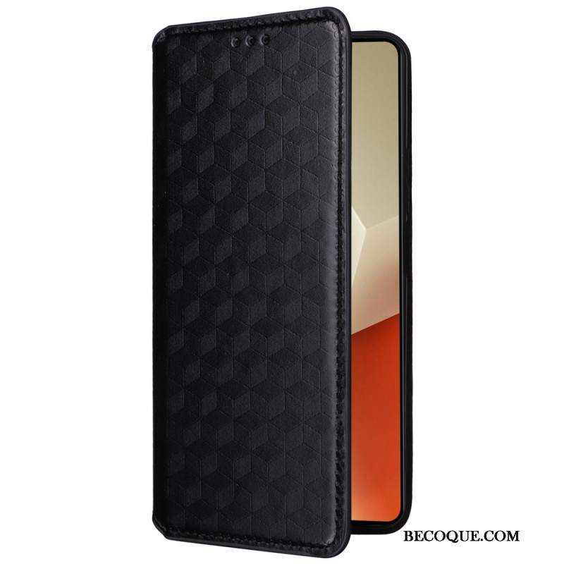 Flip Kotelot Xiaomi Redmi Note 13 Pro 5g Kostki 3d Etui Ochronne