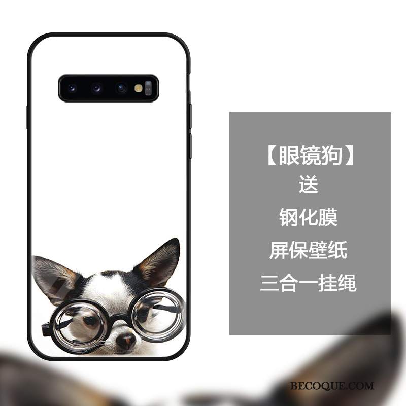 Futerał Samsung Galaxy S10+ Ochraniacz Szkło Hartowane Miłość, Etui Samsung Galaxy S10+ Torby Osobowość Piękny