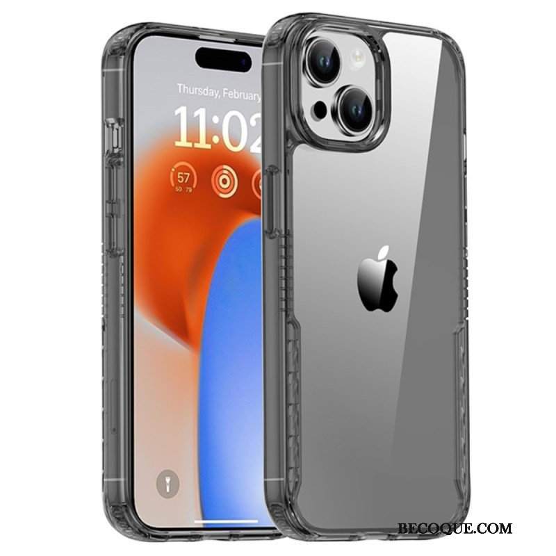 Futerały do iPhone 15 Przezroczysty. Przyciemniany Ipaky