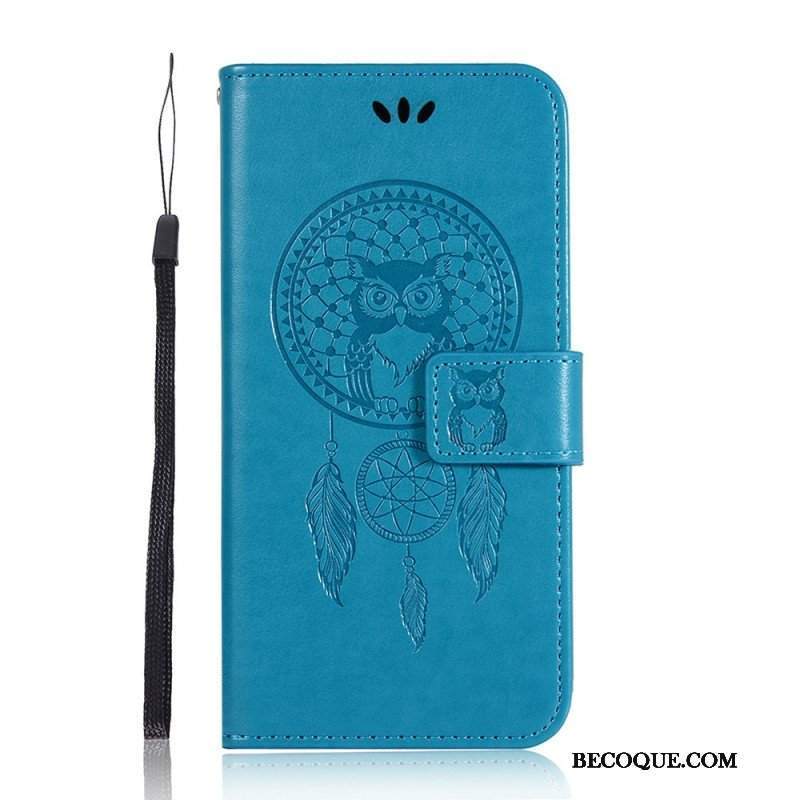 Obudowa Etui Na Telefon do Samsung Galaxy A13 5G / A04s Efekt Skóry Dream Catcher Sowa