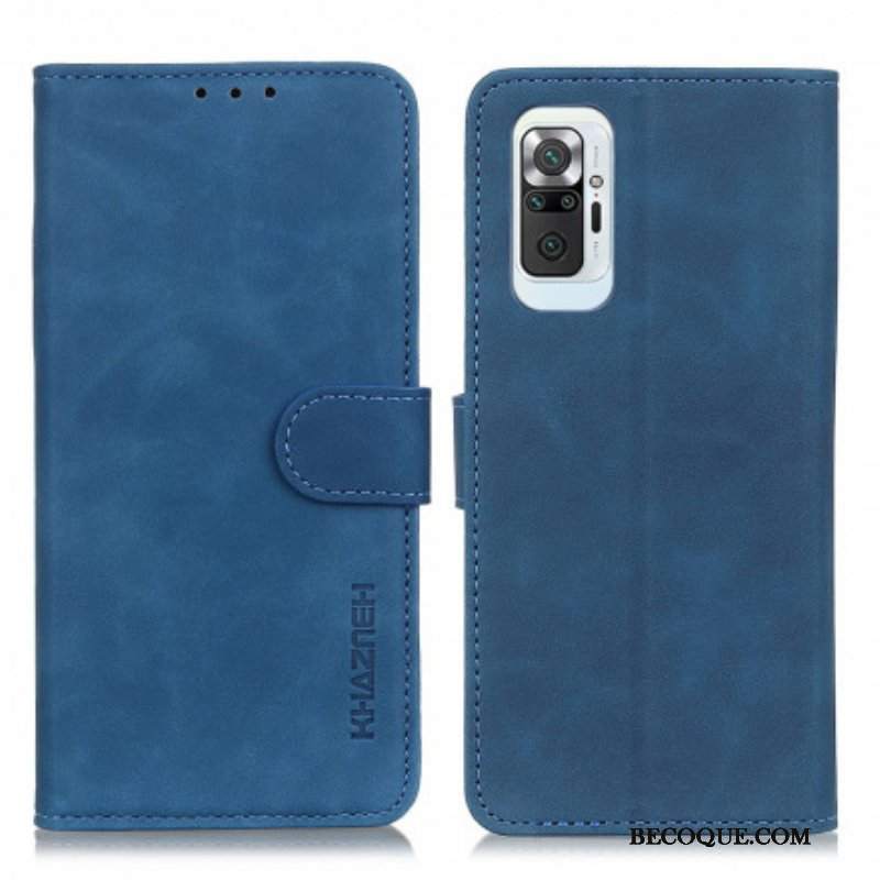 Obudowa Etui Na Telefon do Xiaomi Redmi Note 10 Pro Khazneh Efekt Skóry W Stylu Vintage