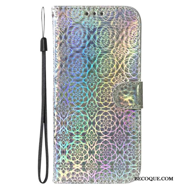 Obudowa Samsung Galaxy A15 Etui Na Telefon Paski W Stylu Disco