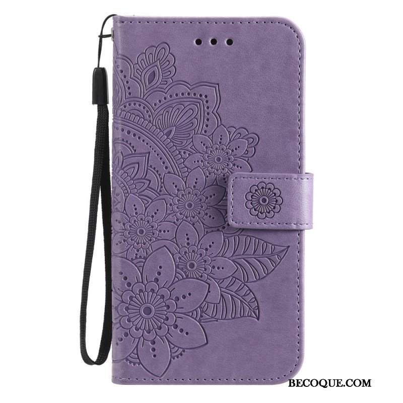 Skórzany Futerał do Xiaomi Redmi Note 10 Pro Mandala