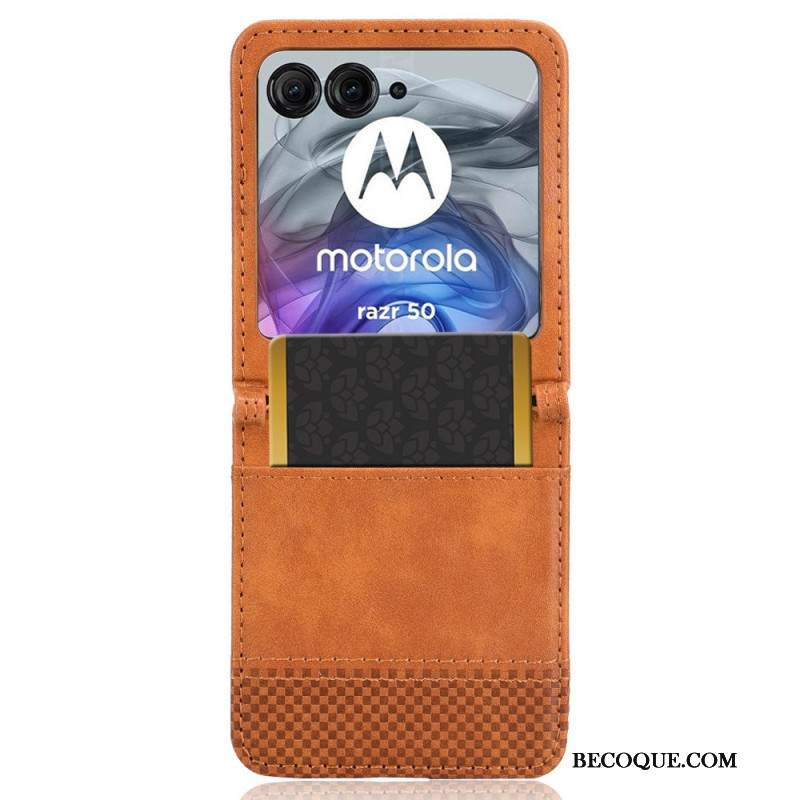 Etui Do Motorola Razr 50 Etui Na Karty Vintaga Frieze