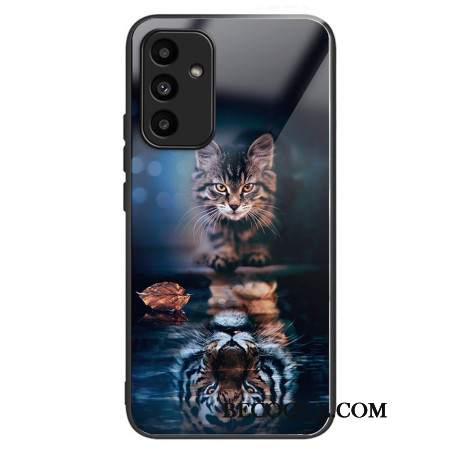 Etui Do Samsung Galaxy A15 5g Szkło Hartowane W Kształcie Kota I Tygrysa