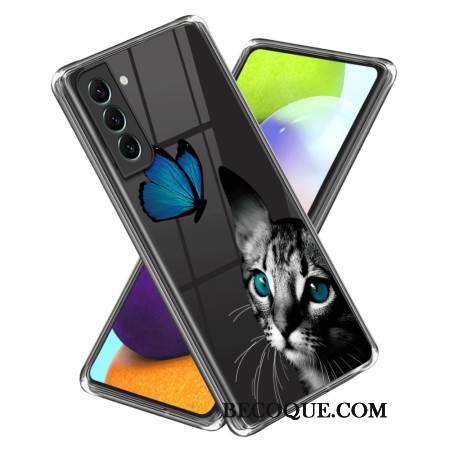 Etui Do Samsung Galaxy S24 Plus 5g Kot I Motyl