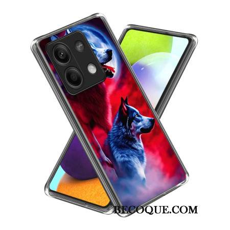 Etui Do Xiaomi Redmi Note 13 5g Wilk Na Księżycu