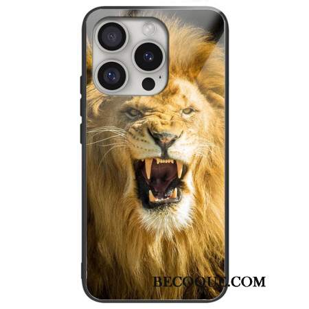 Etui Do iPhone 16 Pro Max Szkło Hartowane Lion