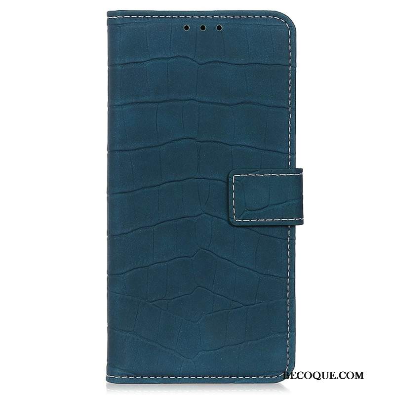 Etui Folio Do Google Pixel 8a Tekstura Krokodyla