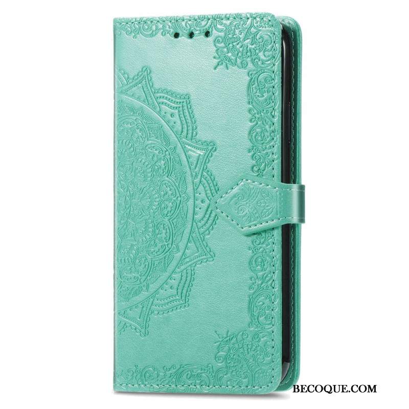 Etui Folio Do Google Pixel 9 Pro Xl Barokowa Mandala Z Paskiem