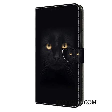 Etui Folio Do Oppo A98 5g CZarny Kot