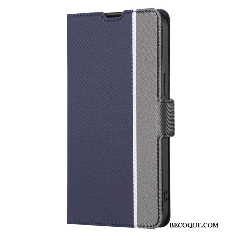 Etui Folio Do Oppo A98 5g Tekstura Jodełki