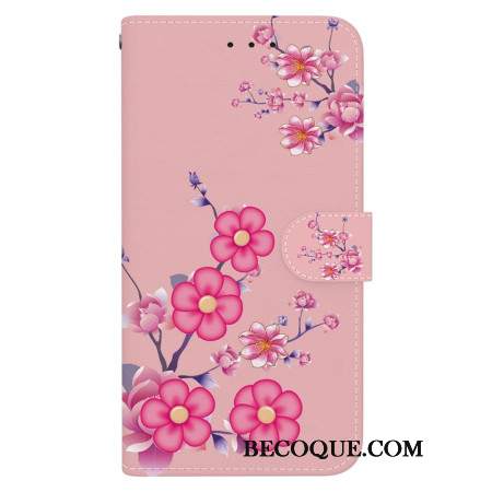 Etui Folio Do Oppo Reno 11f 5g Wzór Sakura Z Paskiem