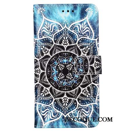 Etui Folio Do Samsung Galaxy A15 Mandala Kwiatowa Z Paskiem