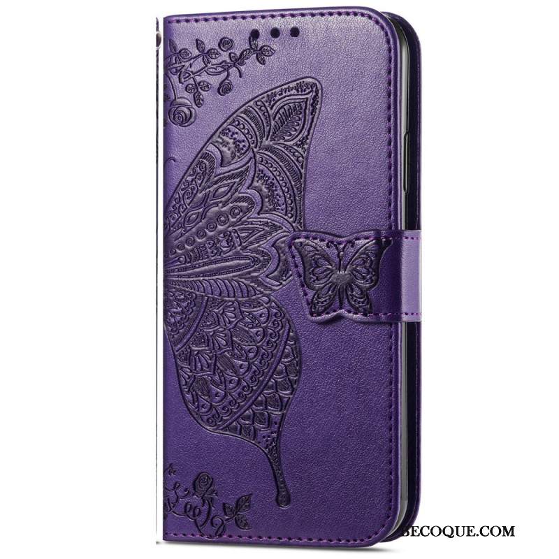 Etui Folio Do Samsung Galaxy A16 5g Barokowy Motyl