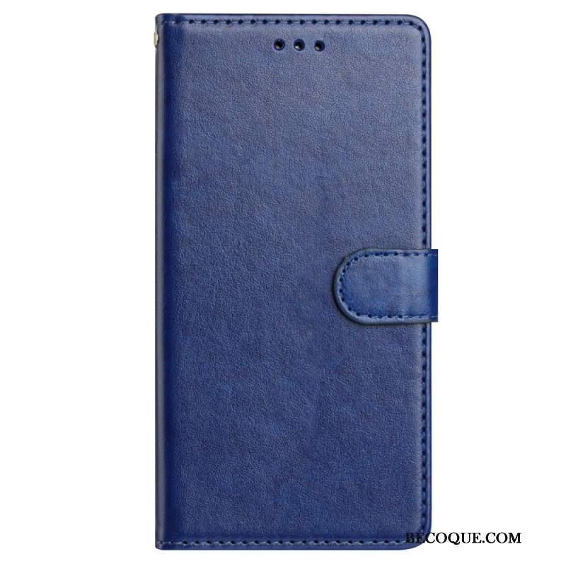 Etui Folio Do Samsung Galaxy A16 5g Zwykła Sztuczna Skóra