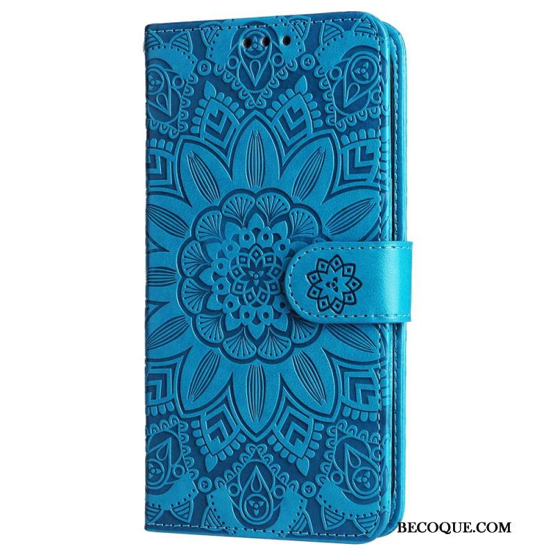 Etui Folio Do Samsung Galaxy S24 5g Ekstrawagancka Mandala Z Paskiem