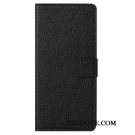 Etui Folio Do Xiaomi Redmi Note 13 4g Tekstura Liczi Z Paskiem