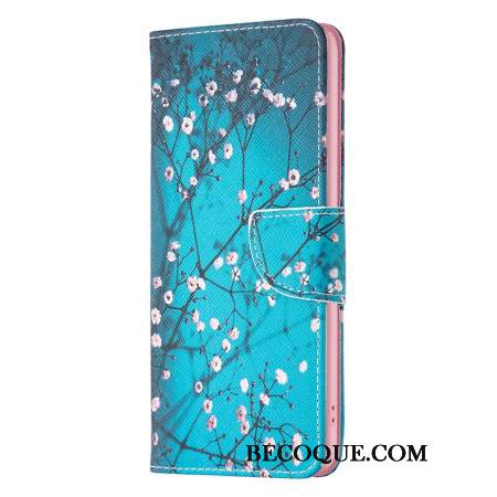 Etui Folio Do Xiaomi Redmi Note 13 5g Kwiat Śliwy