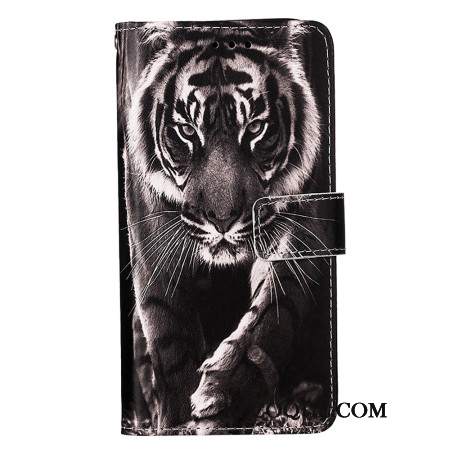 Etui Folio Do Xiaomi Redmi Note 13 Pro 4g Tygrys Z Paskiem