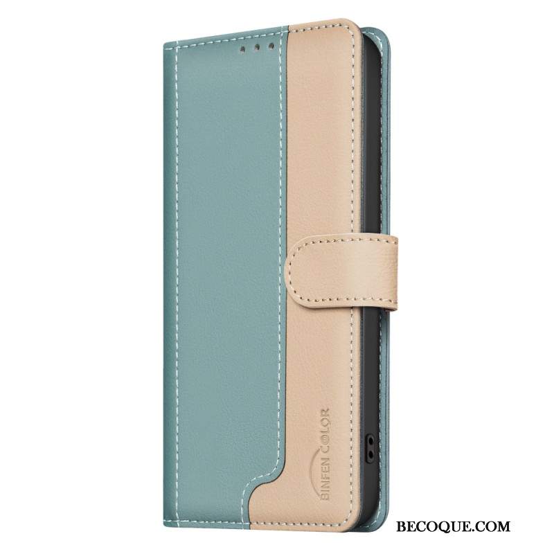 Etui Folio Google Pixel 9 Pro Dwukolorowa Ochrona Rfid Binfen Color