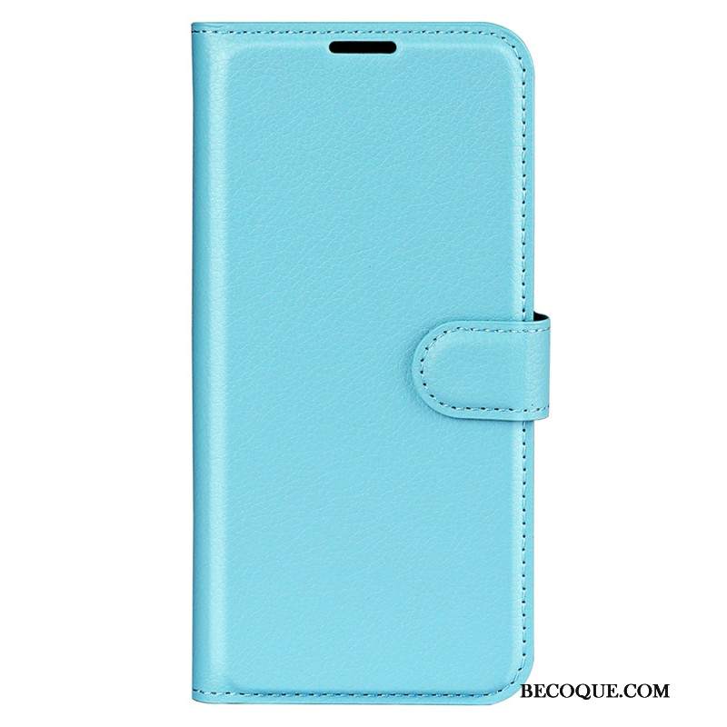 Etui Folio Huawei Nova 11 Pro Klasyczna Sztuczna Skóra Litchi