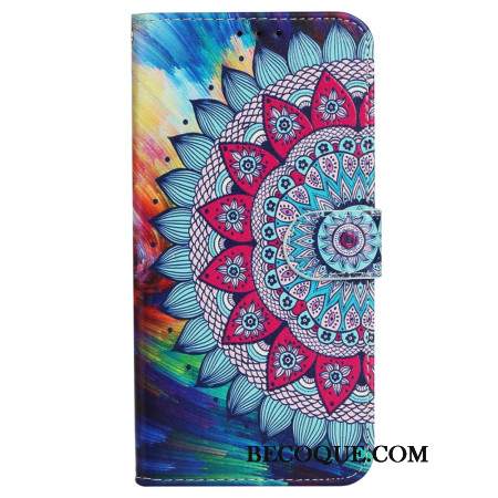 Etui Folio Motorola Edge 50 Mandala Premium